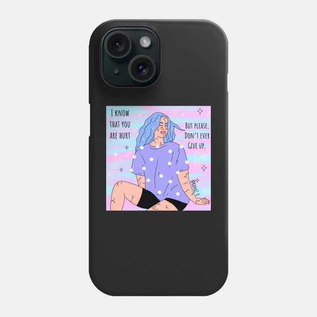 I know that you are hurt Phone Case by Ranaawadallah