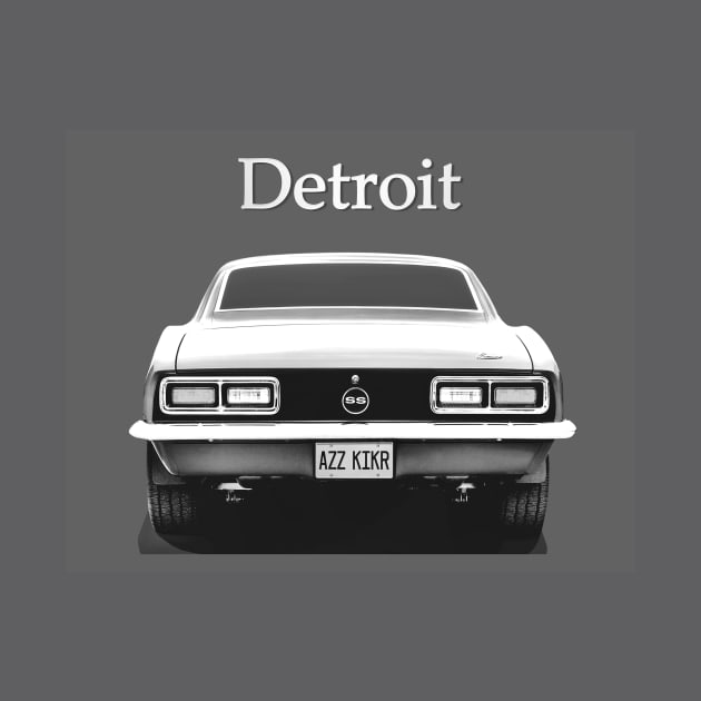 Detroit Muscle BW by Burtney