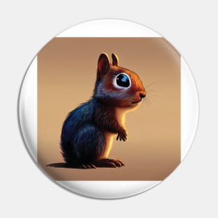 Cute Baby Squirrel Pin