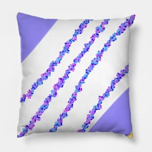 Colorful watercolor abstract texture art design Pillow