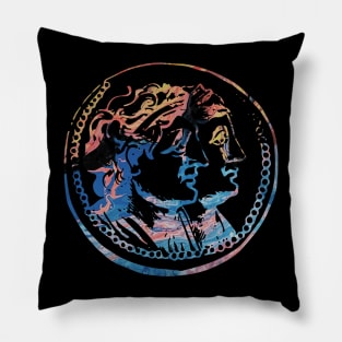 Old Coin Psychedekic Pillow