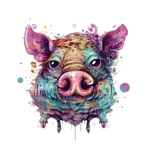 paintbrush fantasy pig T-Shirt