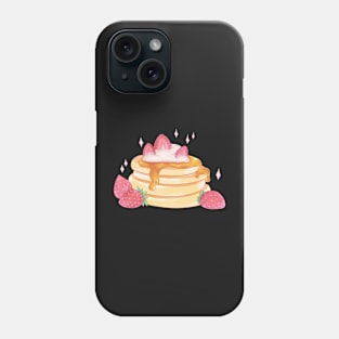 Delicious strawberry pancakes Phone Case