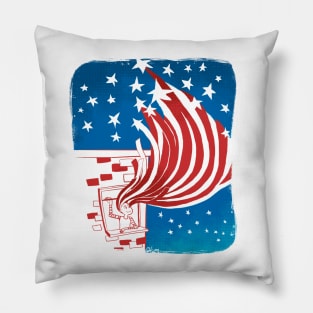 Stripes and Starry Night Pillow