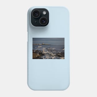 Seagulls feeding amongst the kelp Phone Case