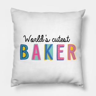 Baker Gifts | World's cutest Baker Pillow