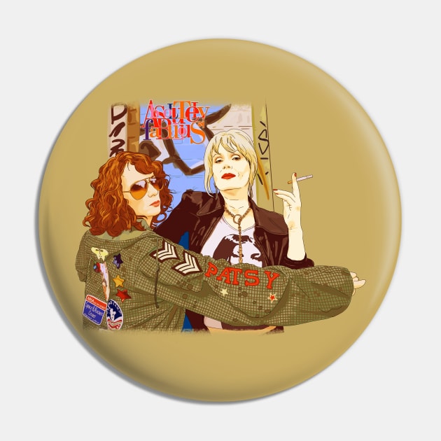 patsy and Edina Abfab Pin by Mimie20