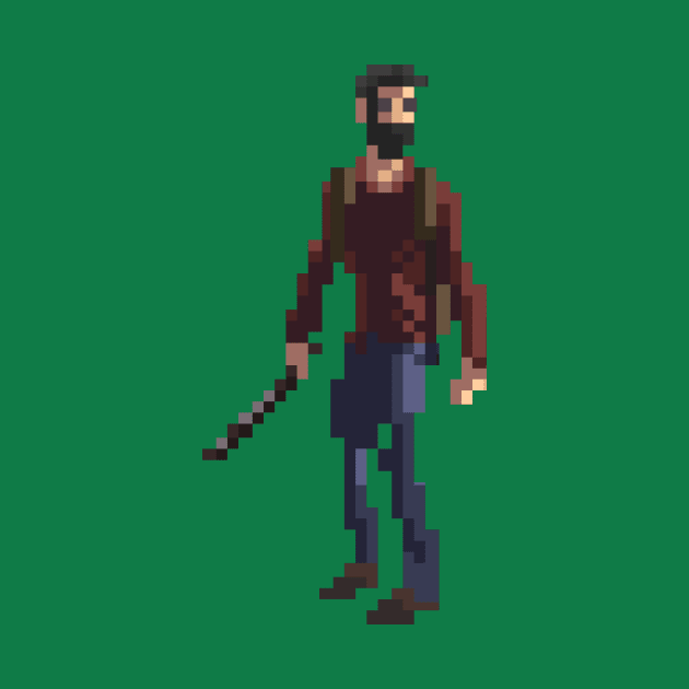 Joel The Last Of us Pixel art by Ediarts