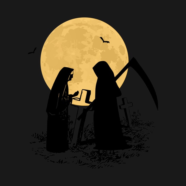 urban legend, horror story, the nun and death under the moonlight by JENNEFTRUST