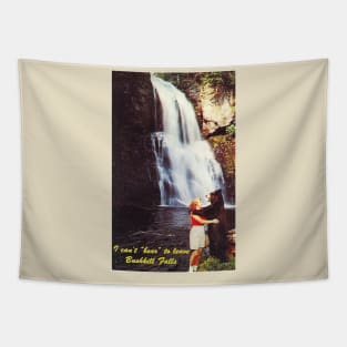 I Can't Bear to Leave Bushkill Falls Tapestry
