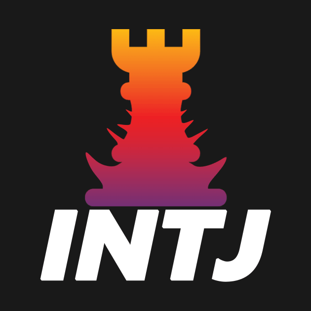 INTJ - Evil Rook - Personality Type | T-Shirt | Myers Briggs | MBTI | Typology | Mastermind | Architect by Idea Pangea