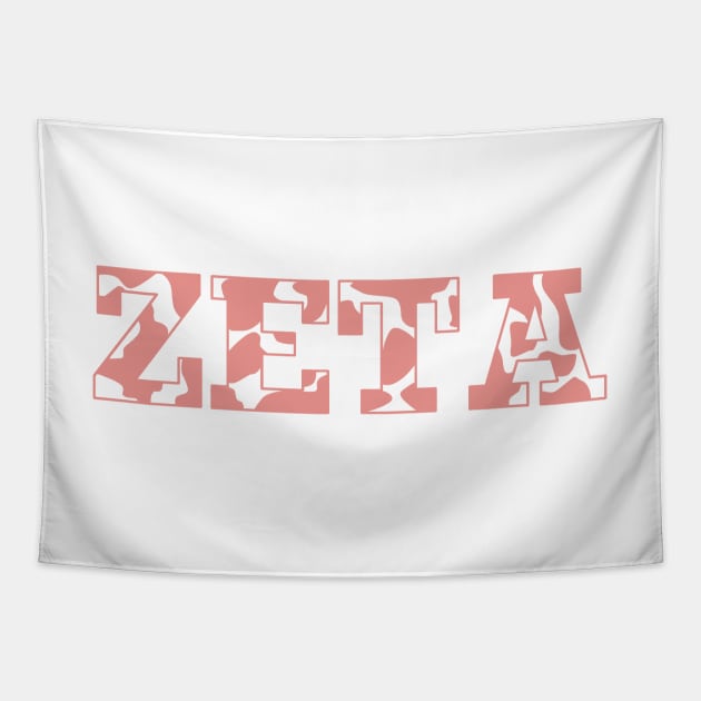 Zeta Cow Pattern Tapestry by Rosemogo