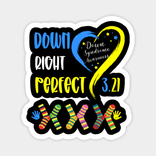 World Down Syndrome Day Awareness Socks Tee 21 March Magnet