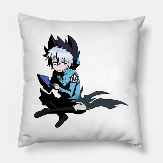 Servamp Kuro Sleepy Ash Vampire Sit Pillow by oneskyoneland