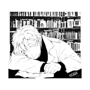 Banana Fish - Ash Sleeping in the Library T-Shirt