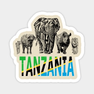 Africa's Big 5 for Tanzanians Magnet