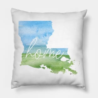 Louisiana Home State Pillow