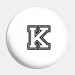 Varsity Liter K Pin