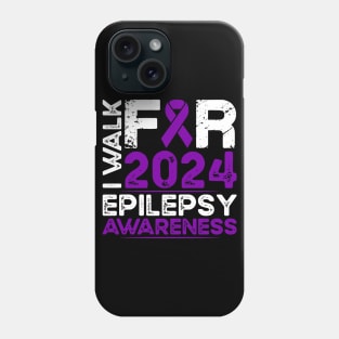 Epilepsy Awareness Walk 2024 Phone Case