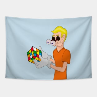 Scary Magic Cube Tapestry