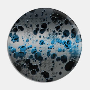 Blue drops Pin