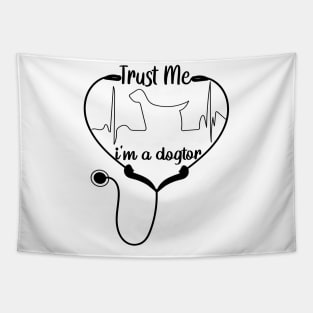 Trust Me I'm A Dogtor Tapestry