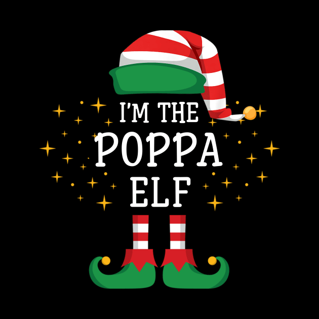 I'm The Poppie Elf Matching Family Christmas Pajama by Damsin