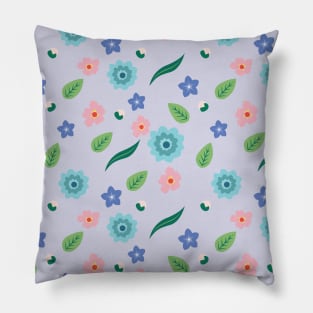 Beautiful Flower Pattern Mask Artwork Pillow