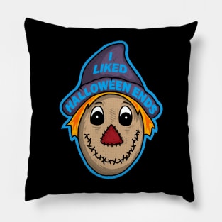 I Like Halloween Ends Corey Cunningham Scarecrow Mask Pillow