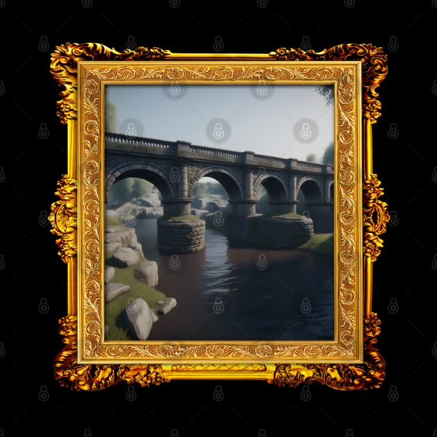 Ancient Italian Roman Bridge by Pistacchio Gift