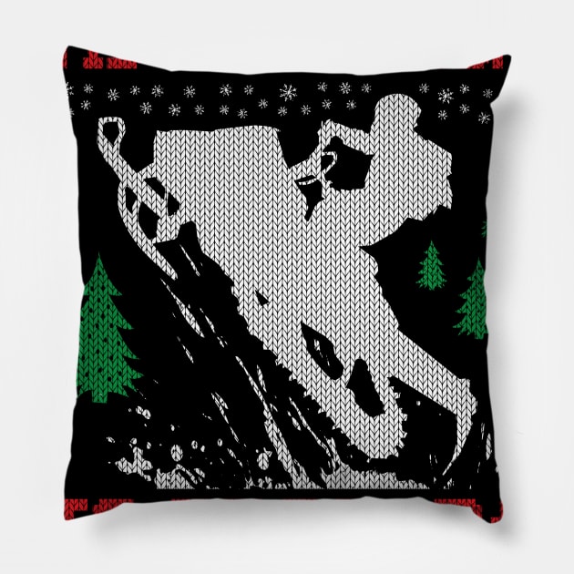 Tis the Season Snowmobile Pillow by OffRoadStyles