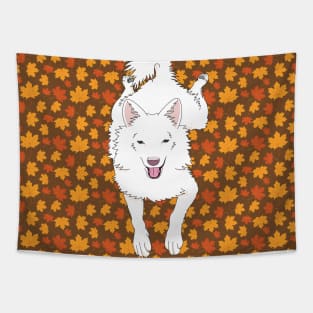 White good boy Tapestry