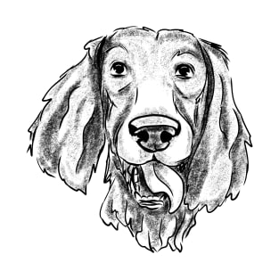 Smiling gordon setter, sketch T-Shirt