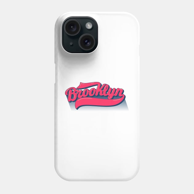 80`s New York Brooklyn ,80´s Brooklyn Schriftzug, 80´s Brooklyn Logo Phone Case by Boogosh