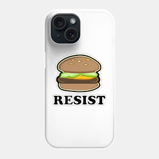 Porkstain Resist Hamburger Phone Case