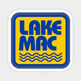 Lake Mac Yellow Magnet