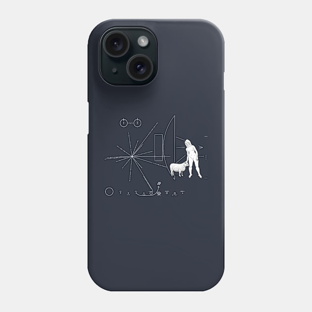 Pioneer plaque Stupid men Phone Case by Manikool