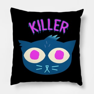 Mae Killer Night in the woods Pillow