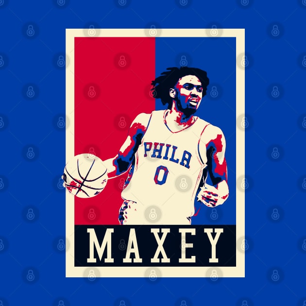 Tyrese Maxey Pop Art Style by mia_me