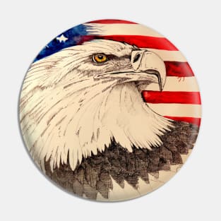 BE AMERICAN Pin