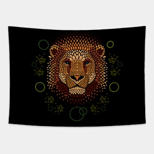 Lion Face Tapestry