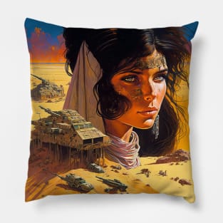 We Are Floating In Space - 90 - Sci-Fi Inspired Retro Artwork Pillow