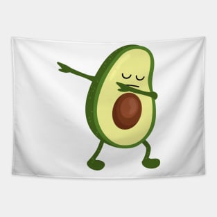 Dabbing Avocado Plant Lover Green Food Funny T Shirt Gift Tapestry