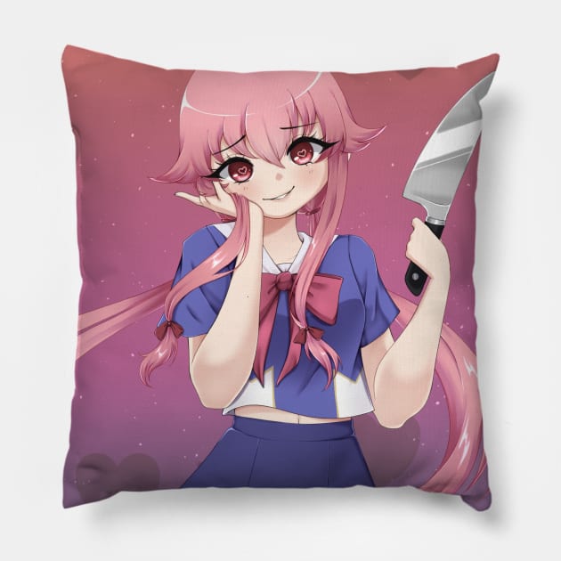 Gasai Yuno Pillow by Bomseoki