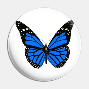 Butterfly Blue Pin