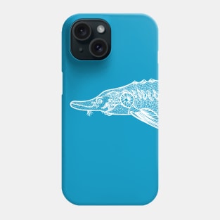 Hand drawn Sturgeon Fish design Phone Case