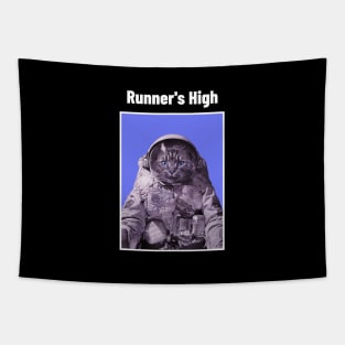 Runner's High Astrocat Tapestry