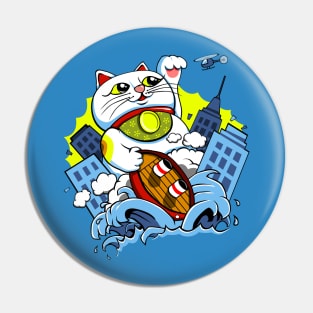 Maneki Nekozilla Pin