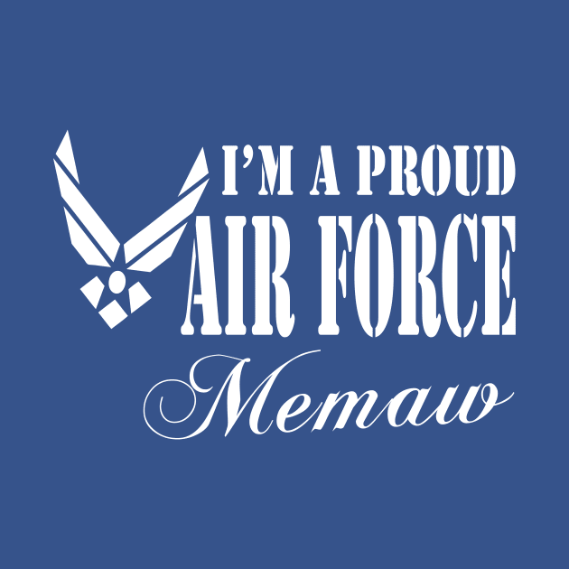 Best Gift for Grandmother - I am a Proud Air Force Memaw by chienthanit