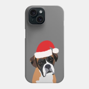 Christmas Boxer Dog Phone Case